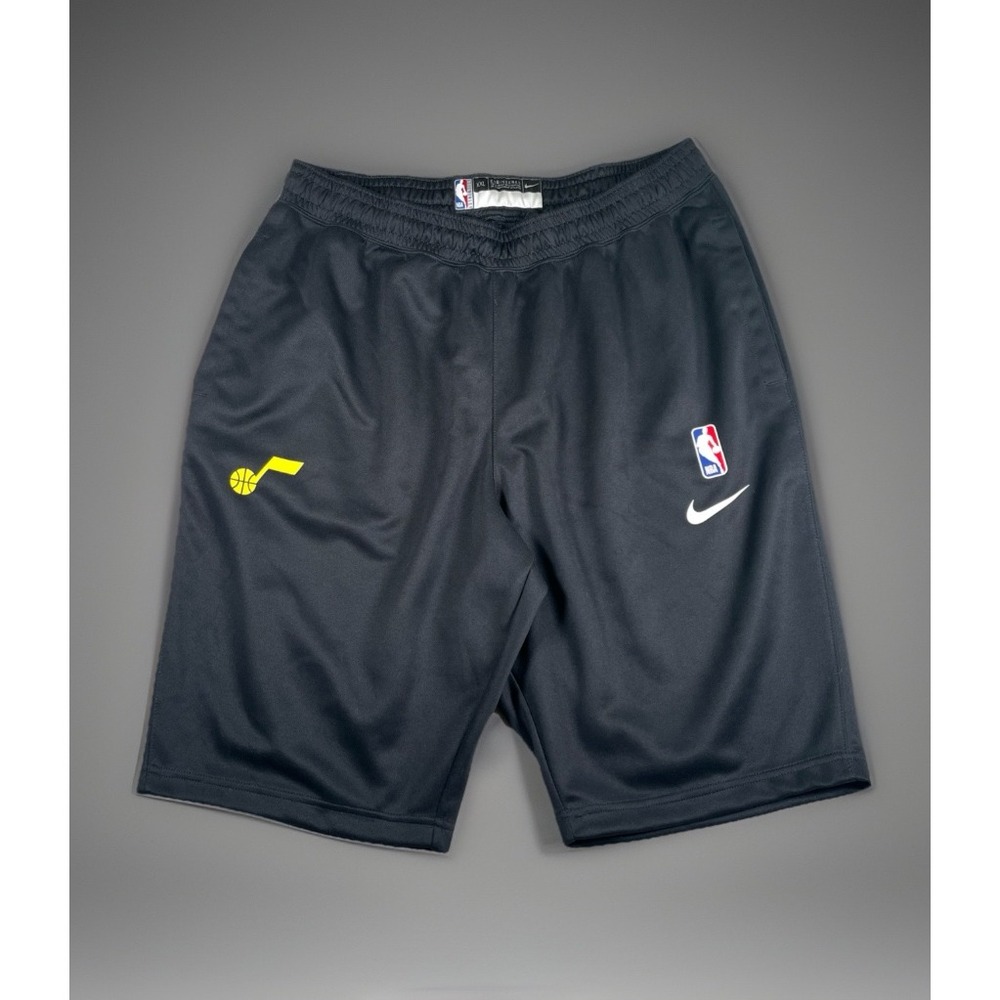 Nike Dri-FIT NBA Utah Jazz Player Issued Basketball Shorts Men's 2XL Zip Pocket